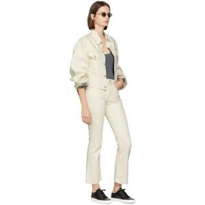 R13 kick fit woman’s jeans size 26 in ecru NWOT